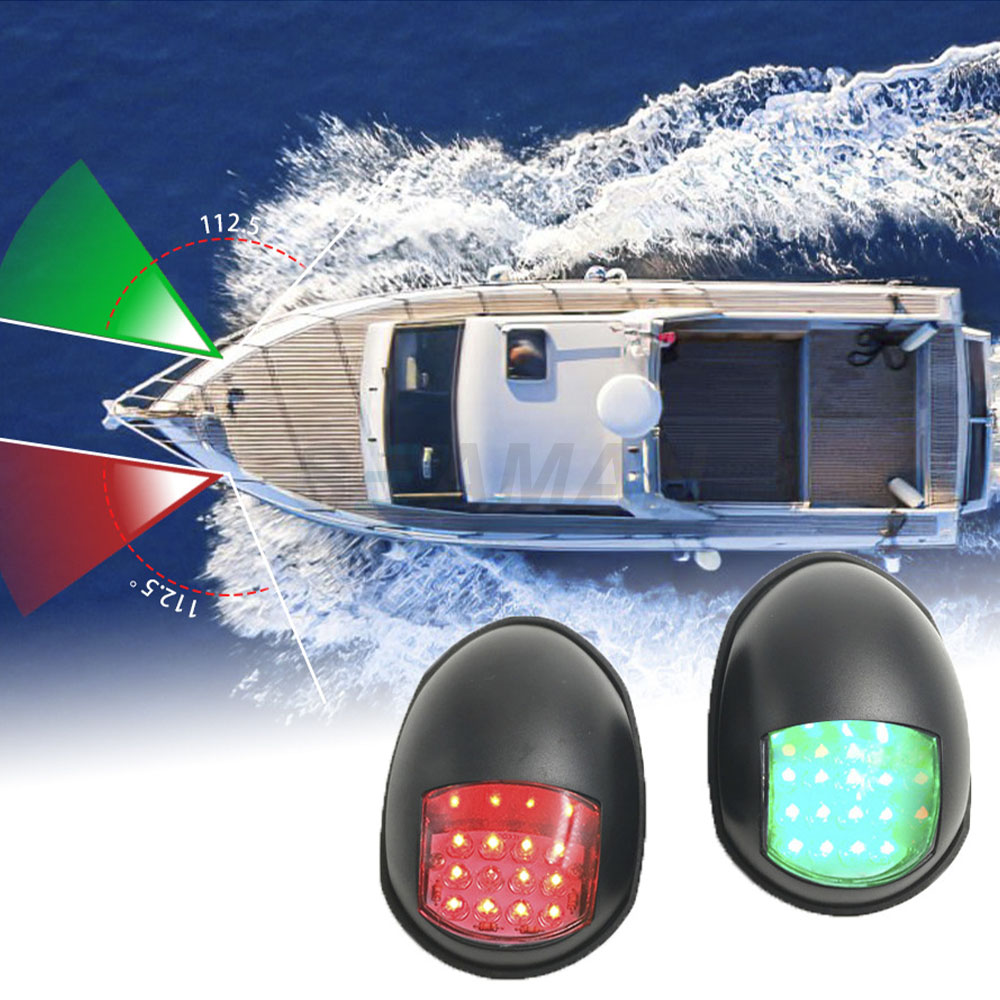 12V LED Marine Navigation Lights Port Starboard 1NM for Boat - 이미지 7
