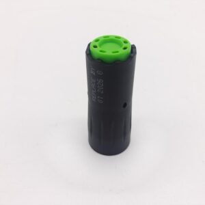 black automatic re-arming cartridge front view
