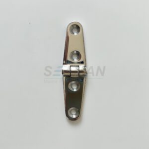 316 stainless steel flush door hinge front view