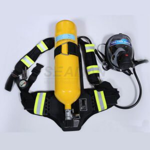 6L 300 bar firefighting SCBA set with steel cylinder and full face mask