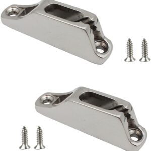 316 stainless steel marine rope clam cleat with mounting screws