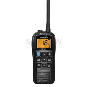 Radio marina VHF portátil de alta potencia: 5 W, resistente al agua (IPX7), 88 canales