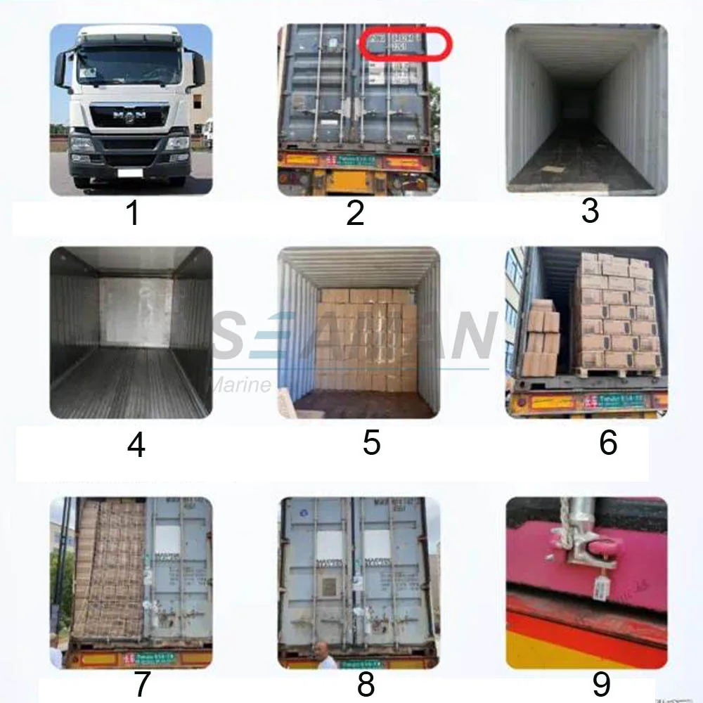 Shipping quality control process for container loading inspection before shipment